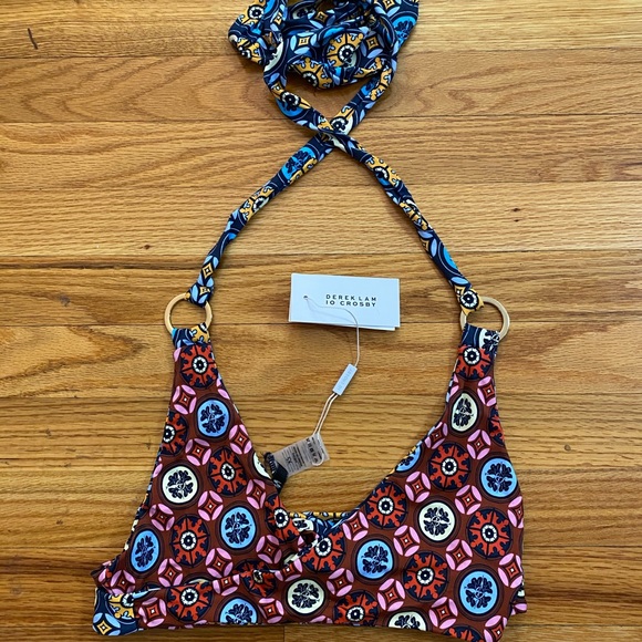 NWT Derek Lam reversible print bikini top - Picture 5 of 14